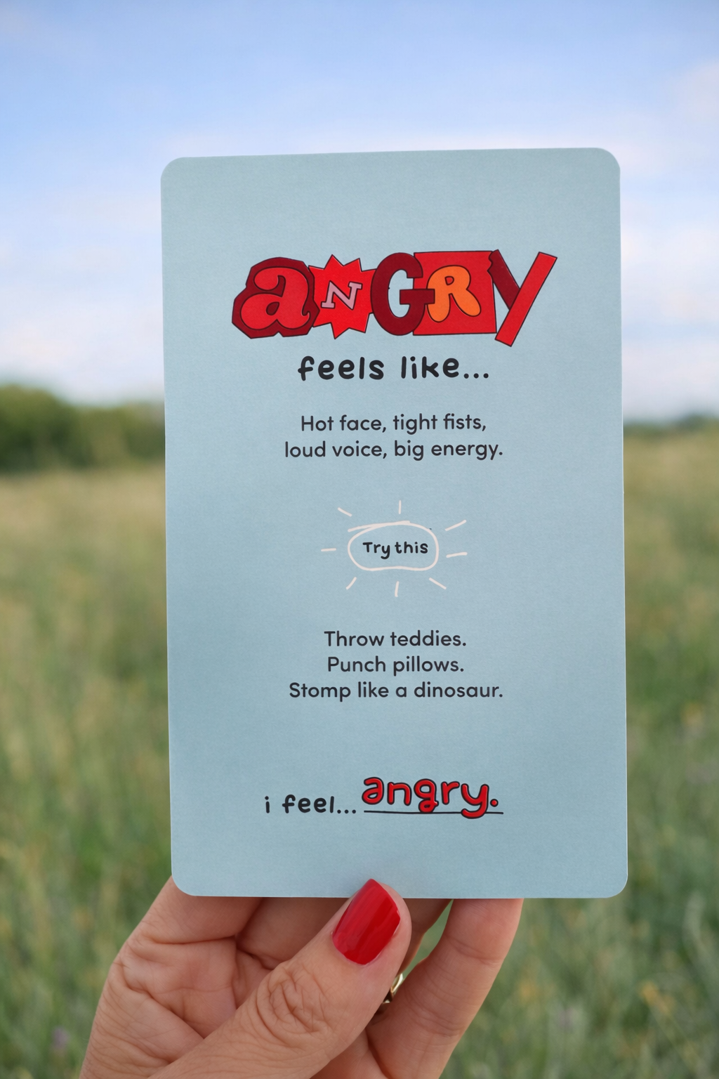 The Language Of Feelings - Emotion Cards for Kids